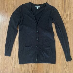 Old Navy Women’s charcoal gray cardigan Sweater Size X-Small